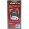 image:imageFamily Classics Cribbage  Solid Wood Continuous 3 Track Board with BuiltIn Storage Compartment for Pegs