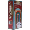 image:imageFamily Classics Cribbage  Solid Wood Continuous 3 Track Board with BuiltIn Storage Compartment for Pegs
