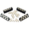 image:imagePressman TriOminos  Deluxe Edition Triangular Tiles with Brass Spinners 5Triangular Tiles