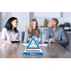 image:imagePressman TriOminos  Deluxe Edition Triangular Tiles with Brass Spinners 5Triangular Tiles